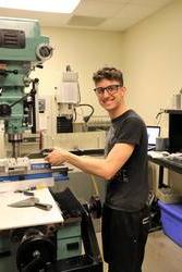 Student Welding at the Applied Technologies Center (ATC)